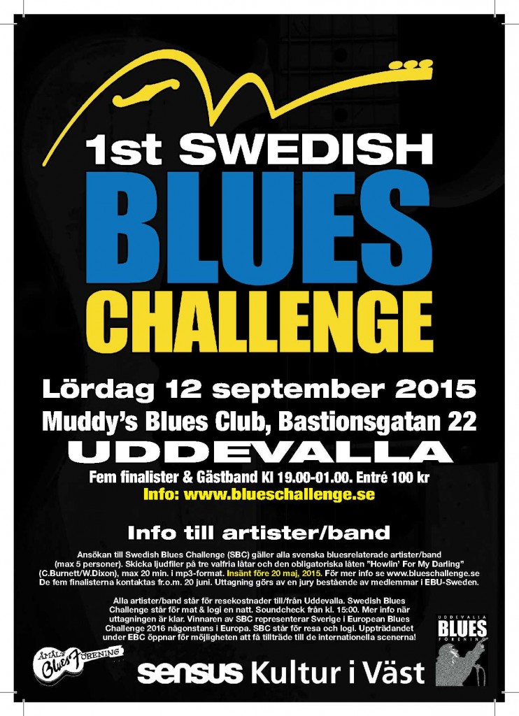 swedish blues challenge flyer